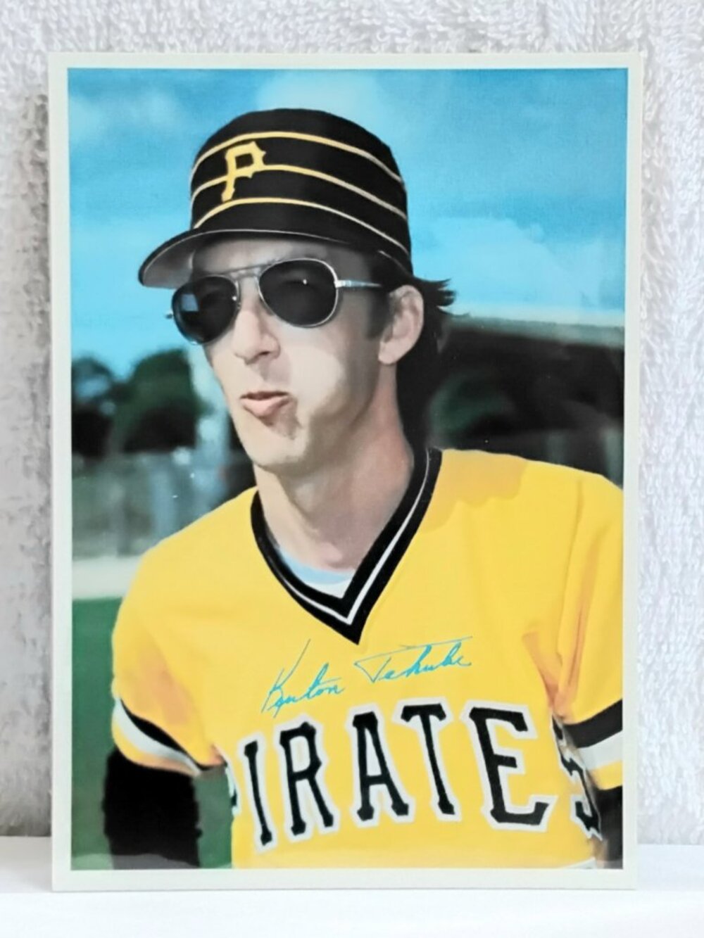 3/$25 VG/E 1980 Topps 5" x 7" Kent Tekulve Jumbo MLB Signature Card 45!!